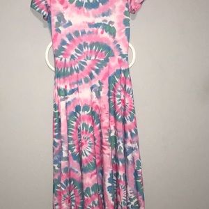 Womens Tye Dye Maxi Dress